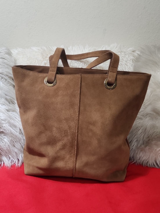 UGG Handbags - UGG Women's Suede Tote Bag in Tan - Casual Everyday Carry